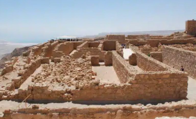 Storerooms of the fortress at Masada